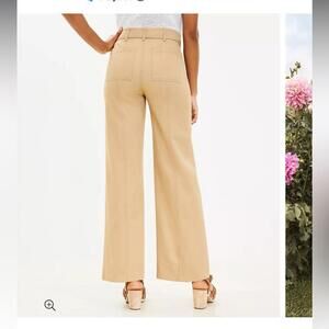 NWT Loft Stovepipe pants in twill